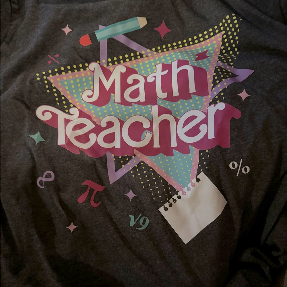Math teacher 90s shirt